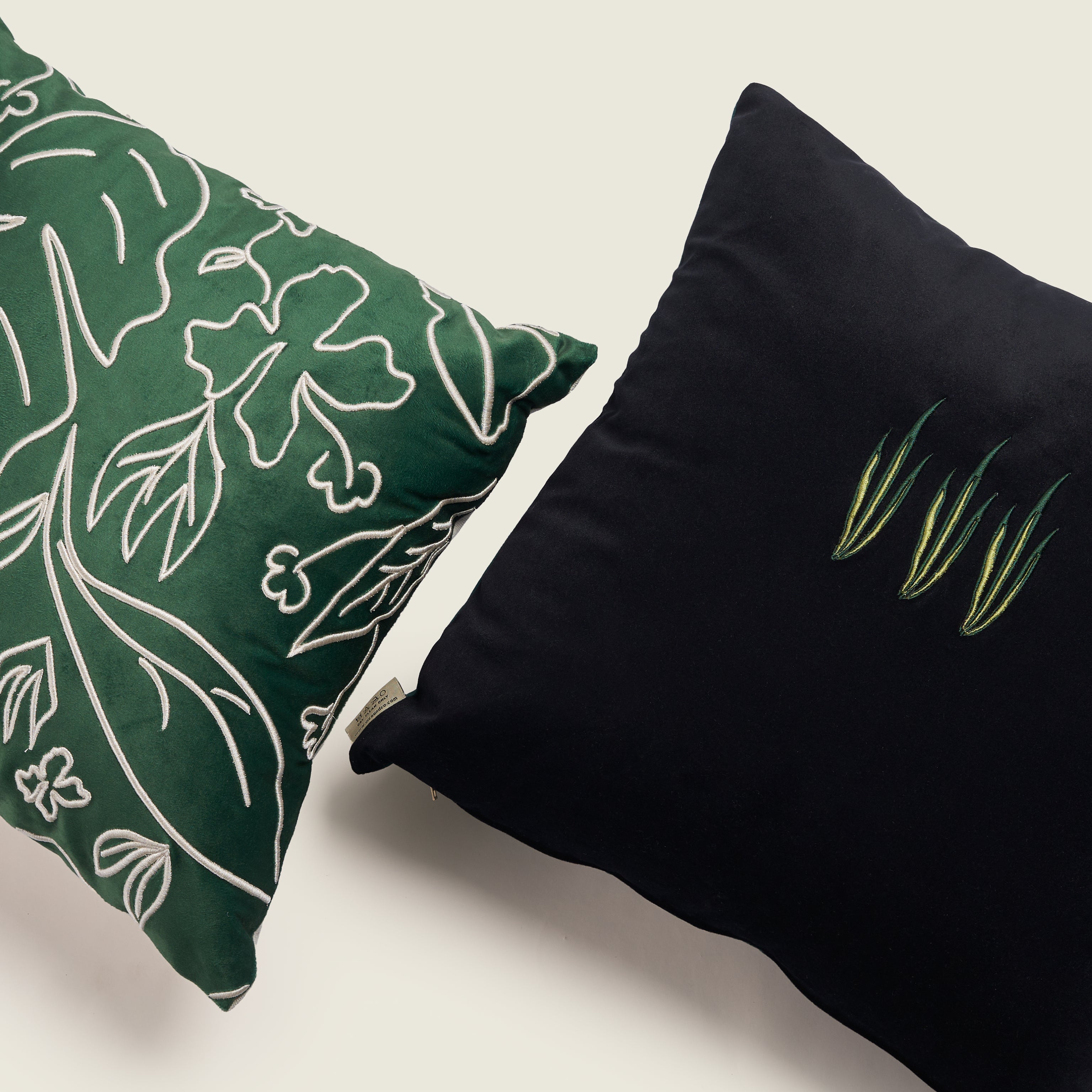 Green Flame Cushion